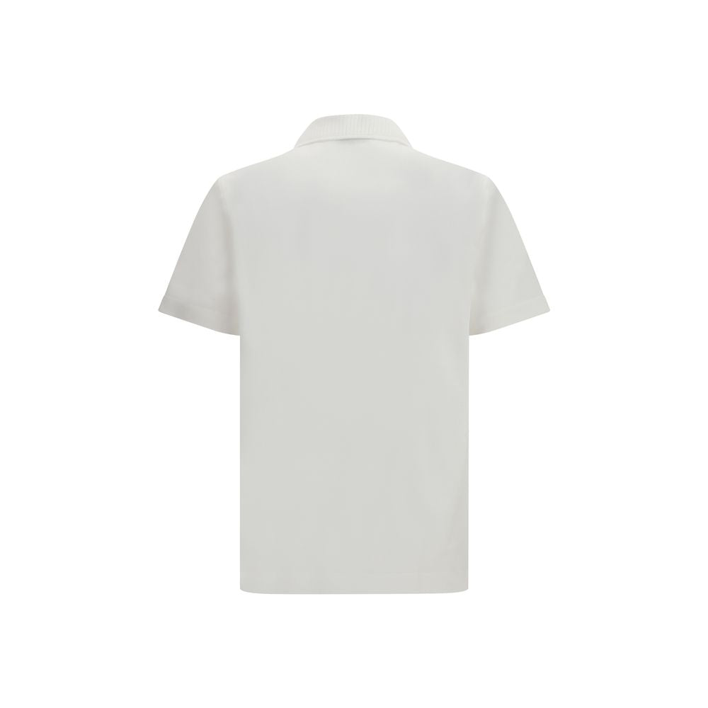 Polo Ferragamo in cotone bianco