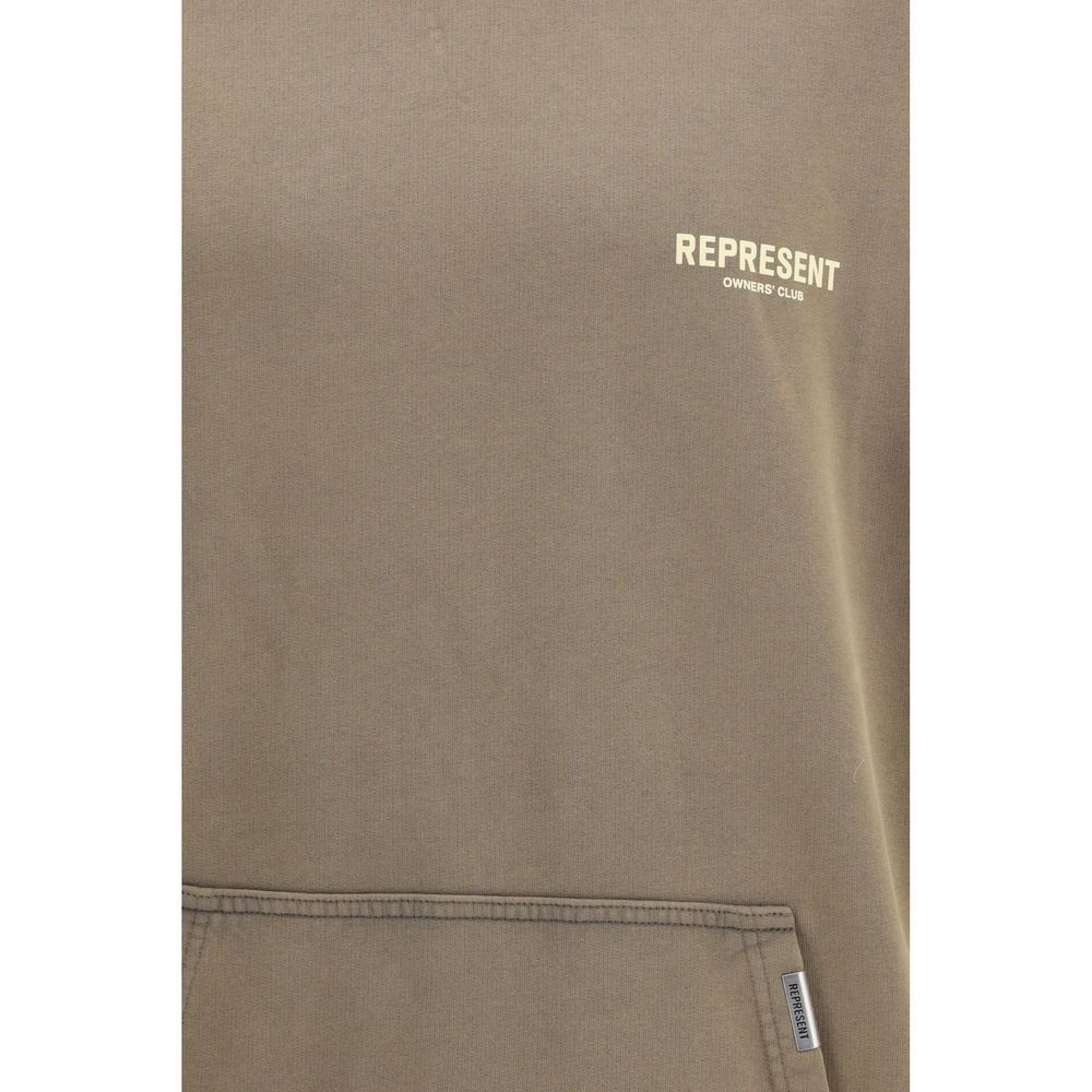 Représenter le pull en coton marron
