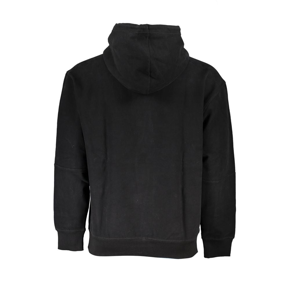 Felpa Hugo Boss nera in cotone da uomo