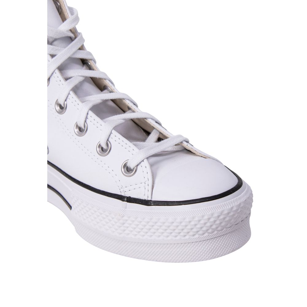 Sneakers Platform Converse in Polietilene Bianche