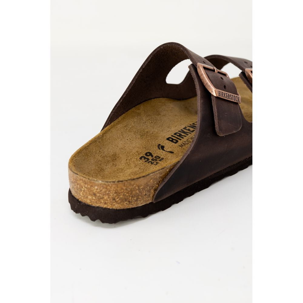 Pantofole Birkenstock sintetiche marroni