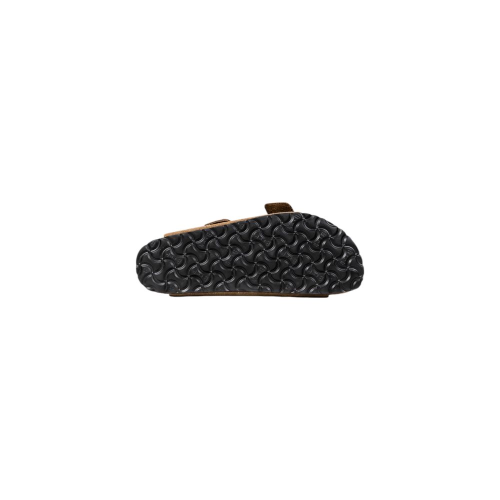 Sandali Birkenstock in pelle scamosciata marrone
