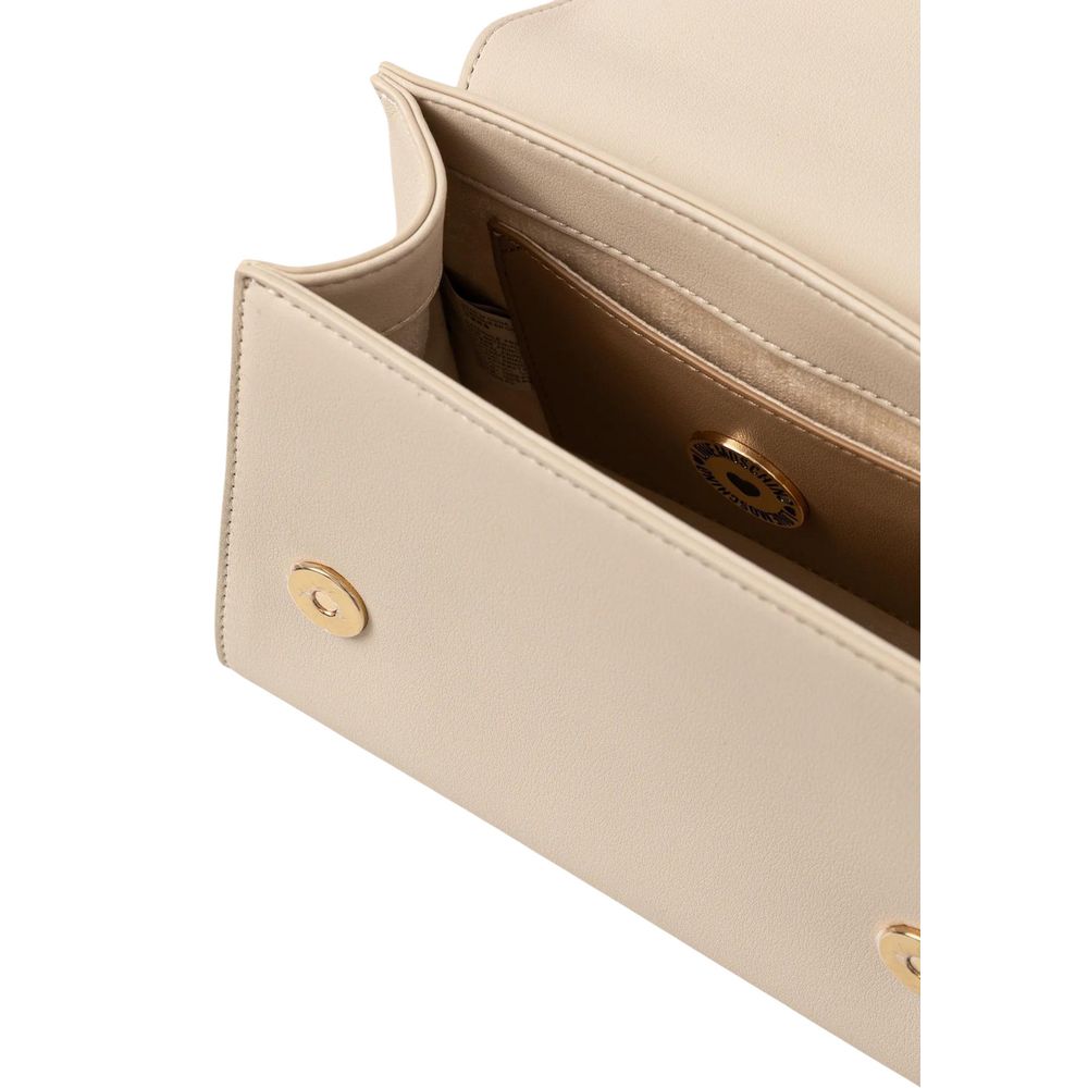 Borsa a mano Love Moschino in polietilene beige