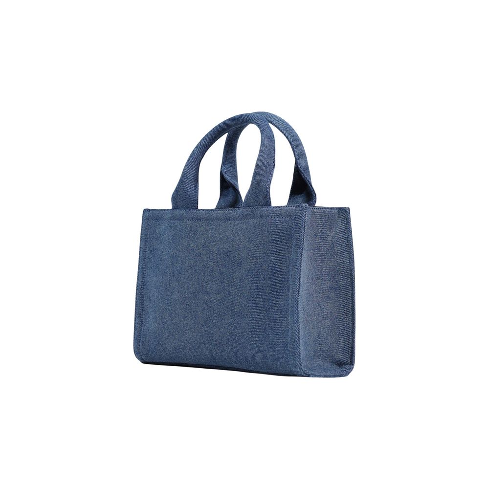 Borsa Love Moschino in cotone blu