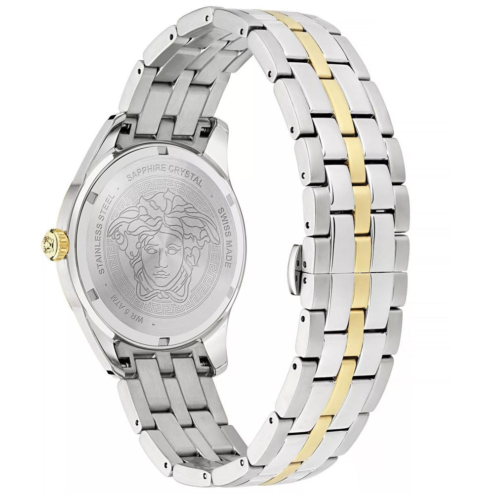 Versace Gray Stainless Steel Watch