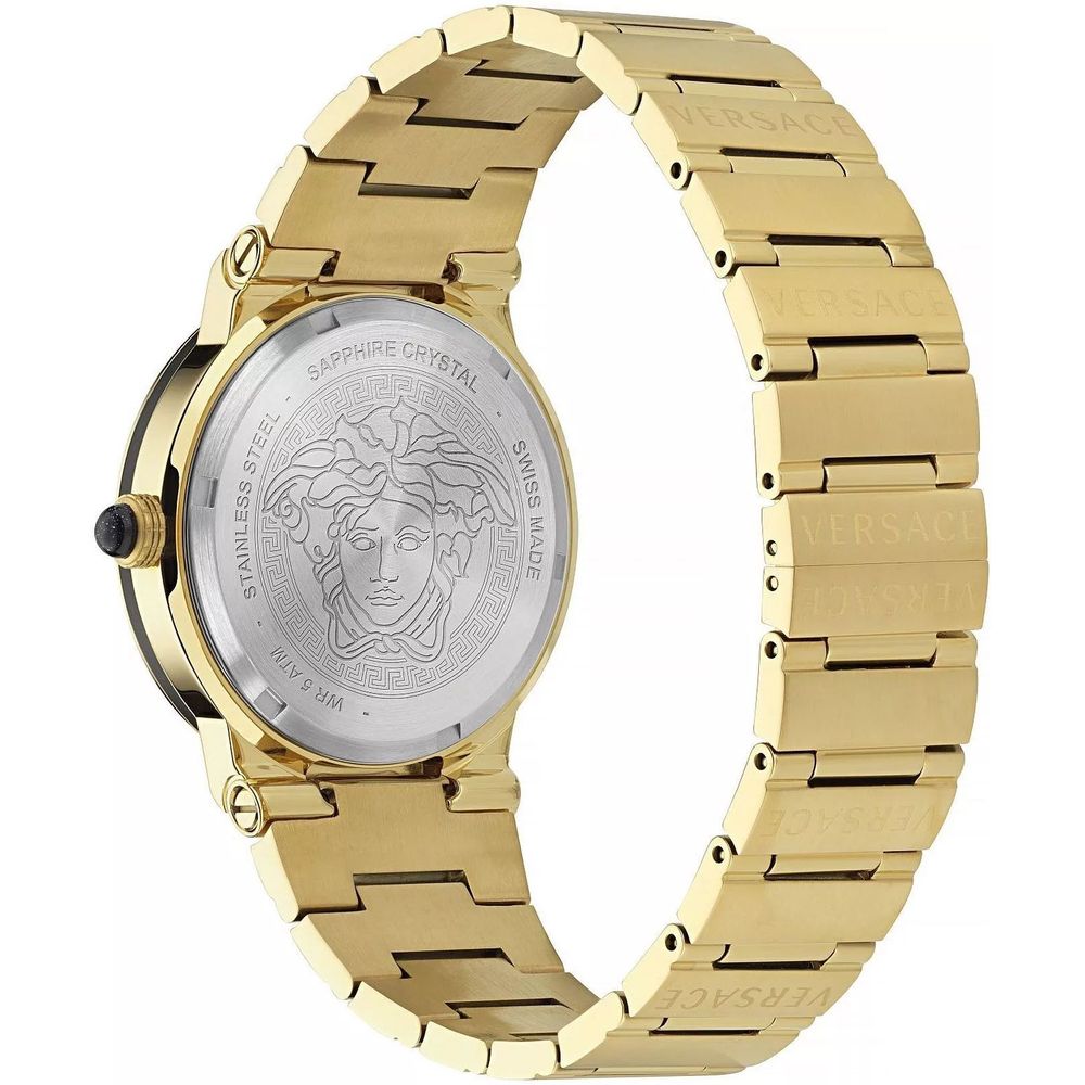 Montre habillée Versace en acier inoxydable doré