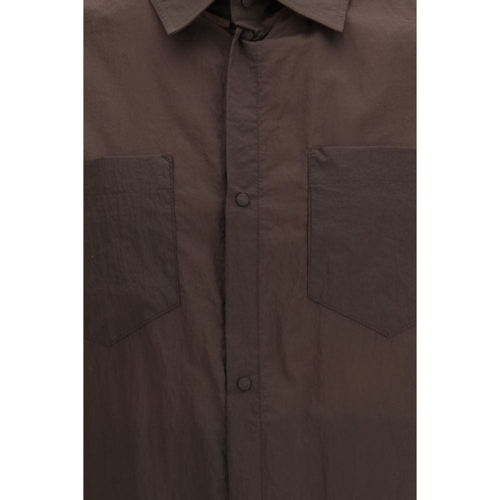 Camicia Herno in poliammide marrone