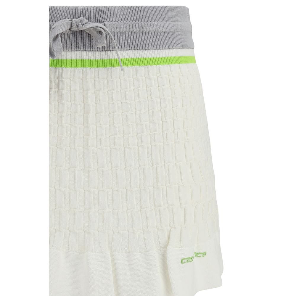 Mini-jupe Casablanca en coton blanc