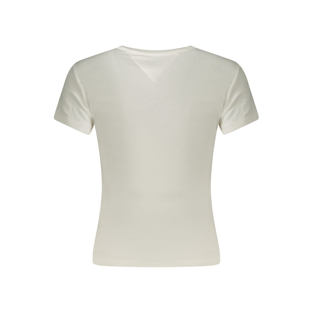 T-shirt blanc en coton Tommy Hilfiger pour femme