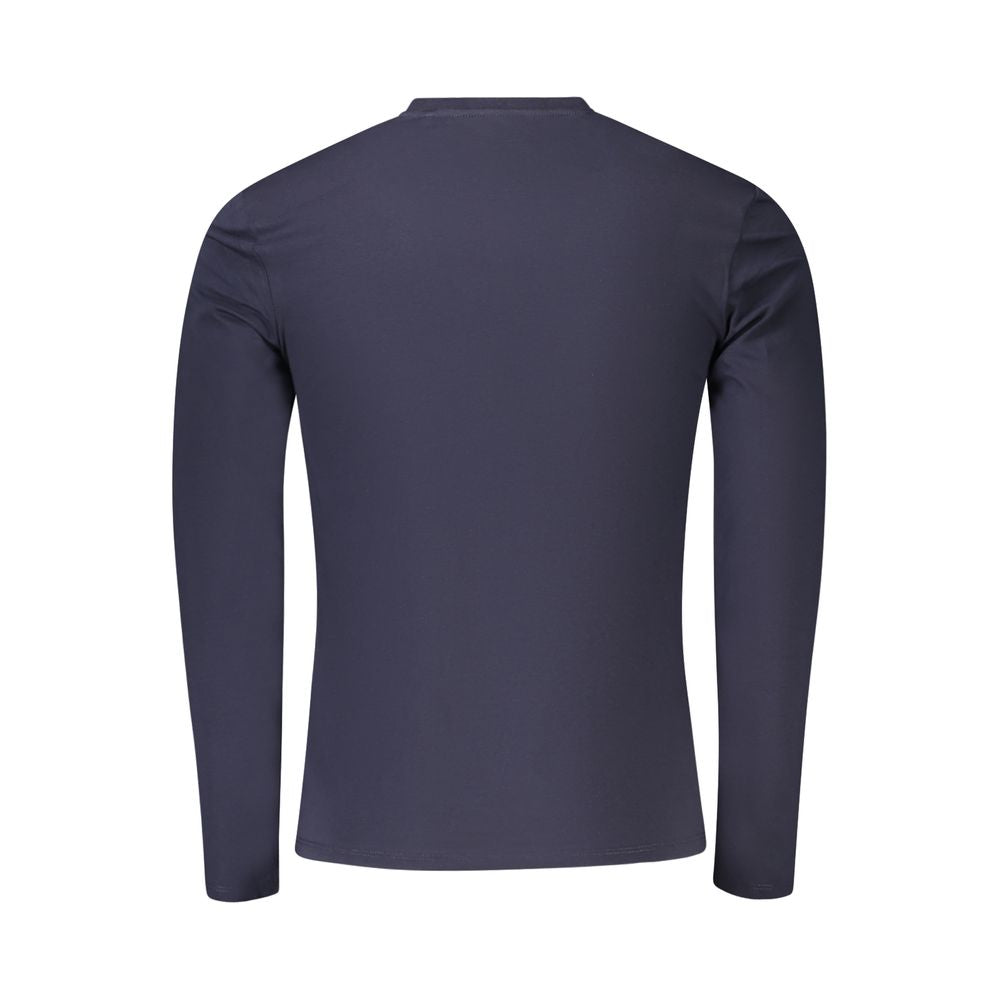 T-shirt homme Guess Jeans bleu en coton biologique