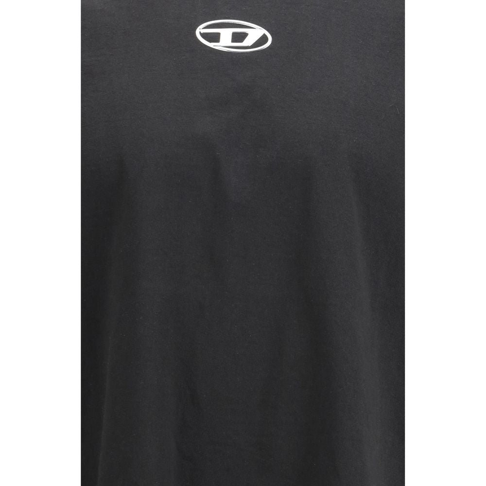 Maglietta in cotone nero Diesel