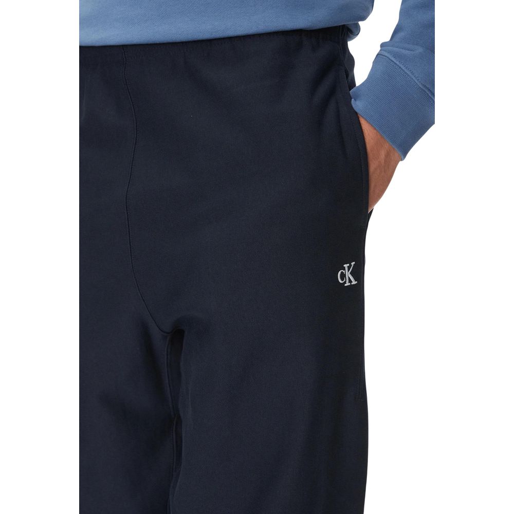 Calvin Klein Jeans Jogger in cotone blu (Pantaloni da allenamento)