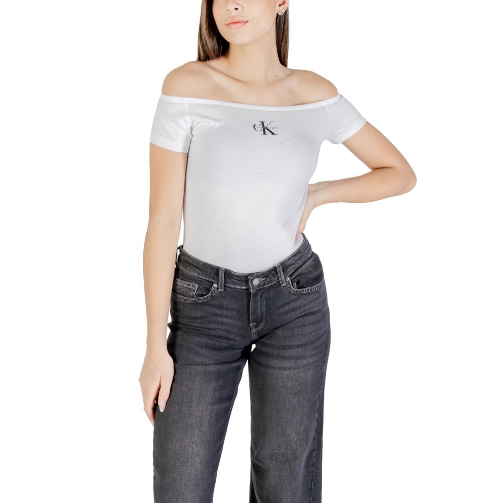 T-shirt Calvin Klein Jeans in cotone bianco