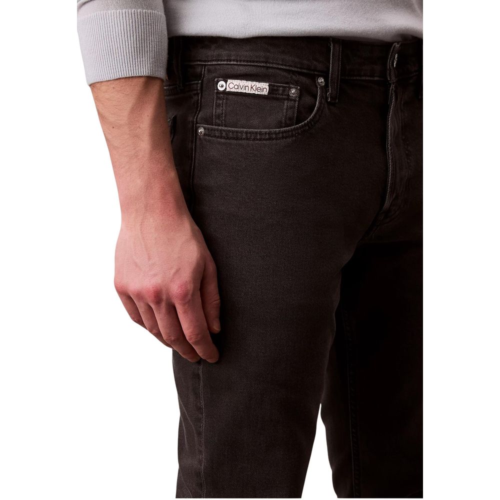 Calvin Klein Jeans Jeans Skinny in Cotone Nero