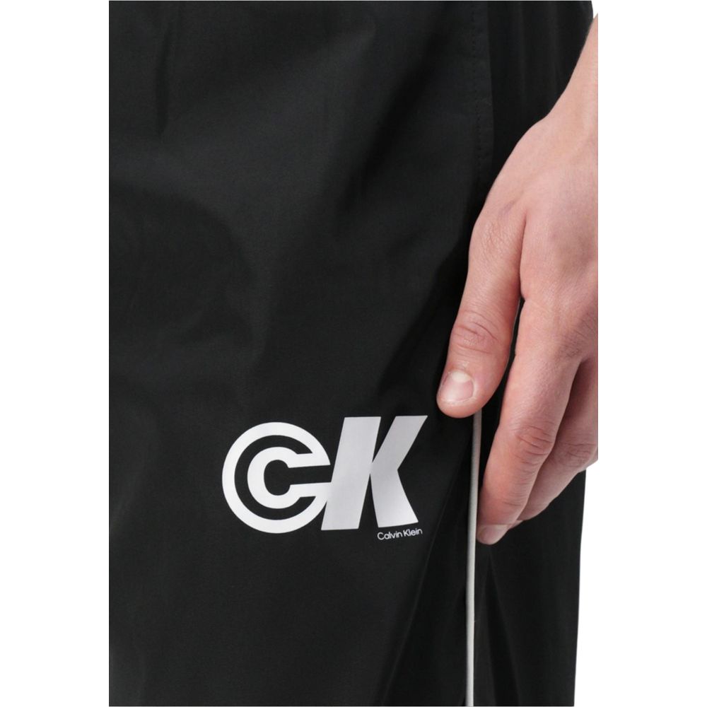 Calvin Klein Jeans Jogger in poliestere nero (Pantaloni da allenamento)