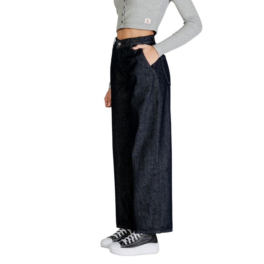 Calvin Klein Jeans Jeans Bootcut Blu in Cotone