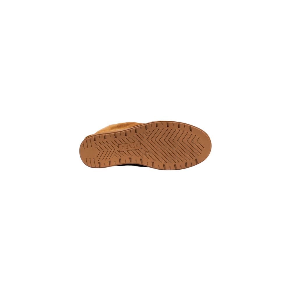 Stivaletti Guess in pelle scamosciata beige