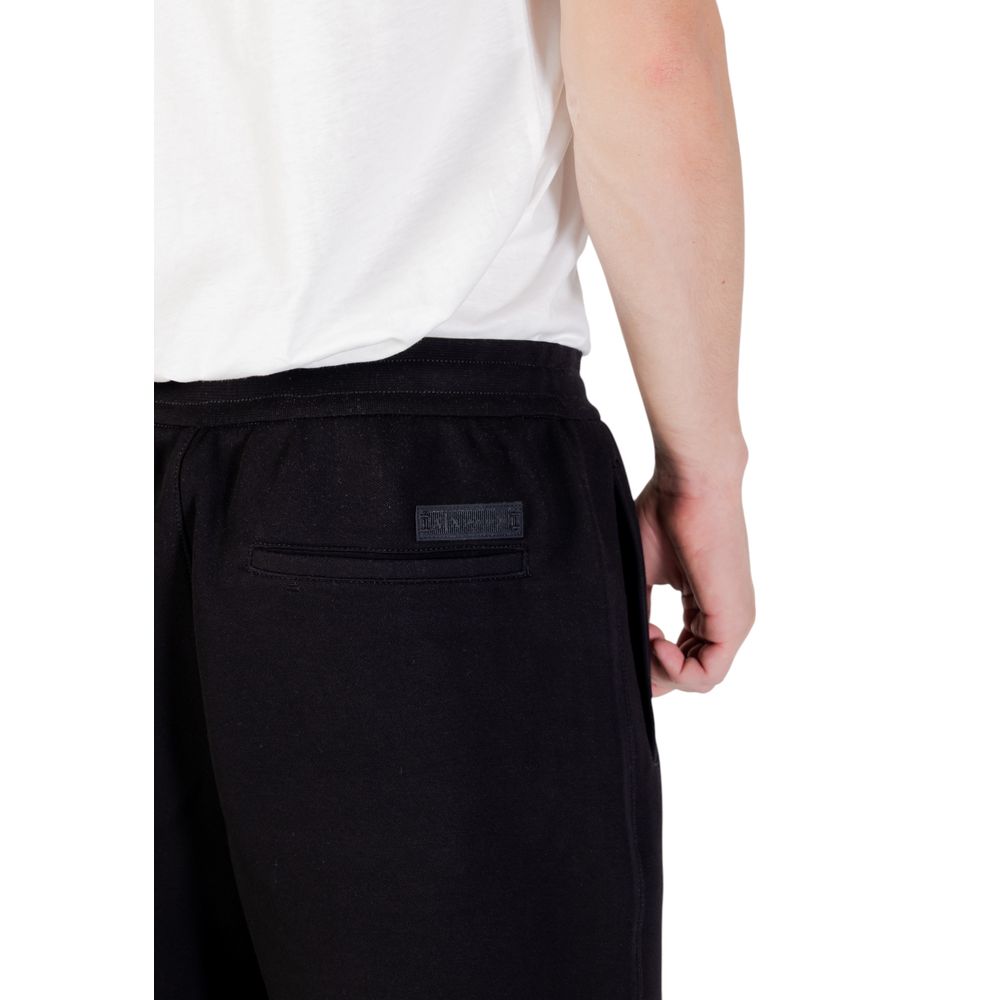 Pantaloni da jogging in cotone nero Armani Exchange (pantaloni da allenamento)