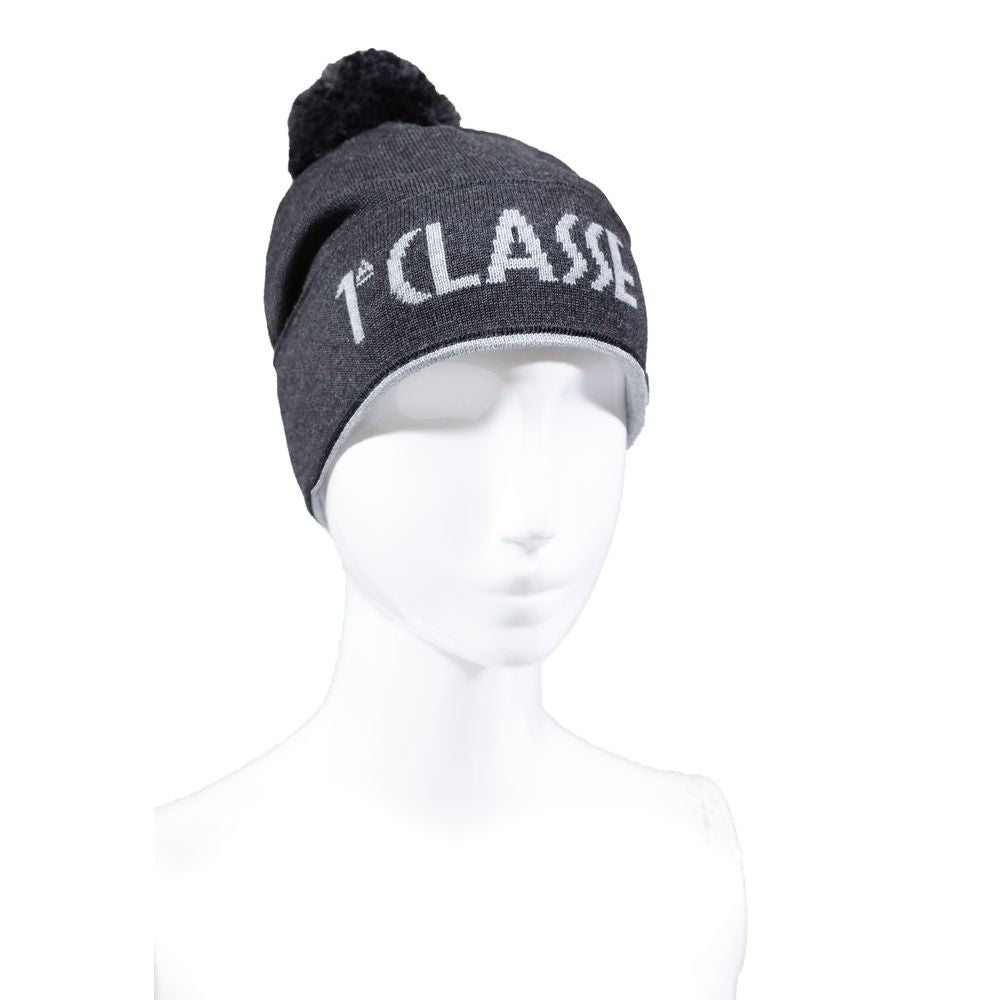 Alviero Martini Prima Classe Cappello in Lana Grigia (Cappellino da Baseball)