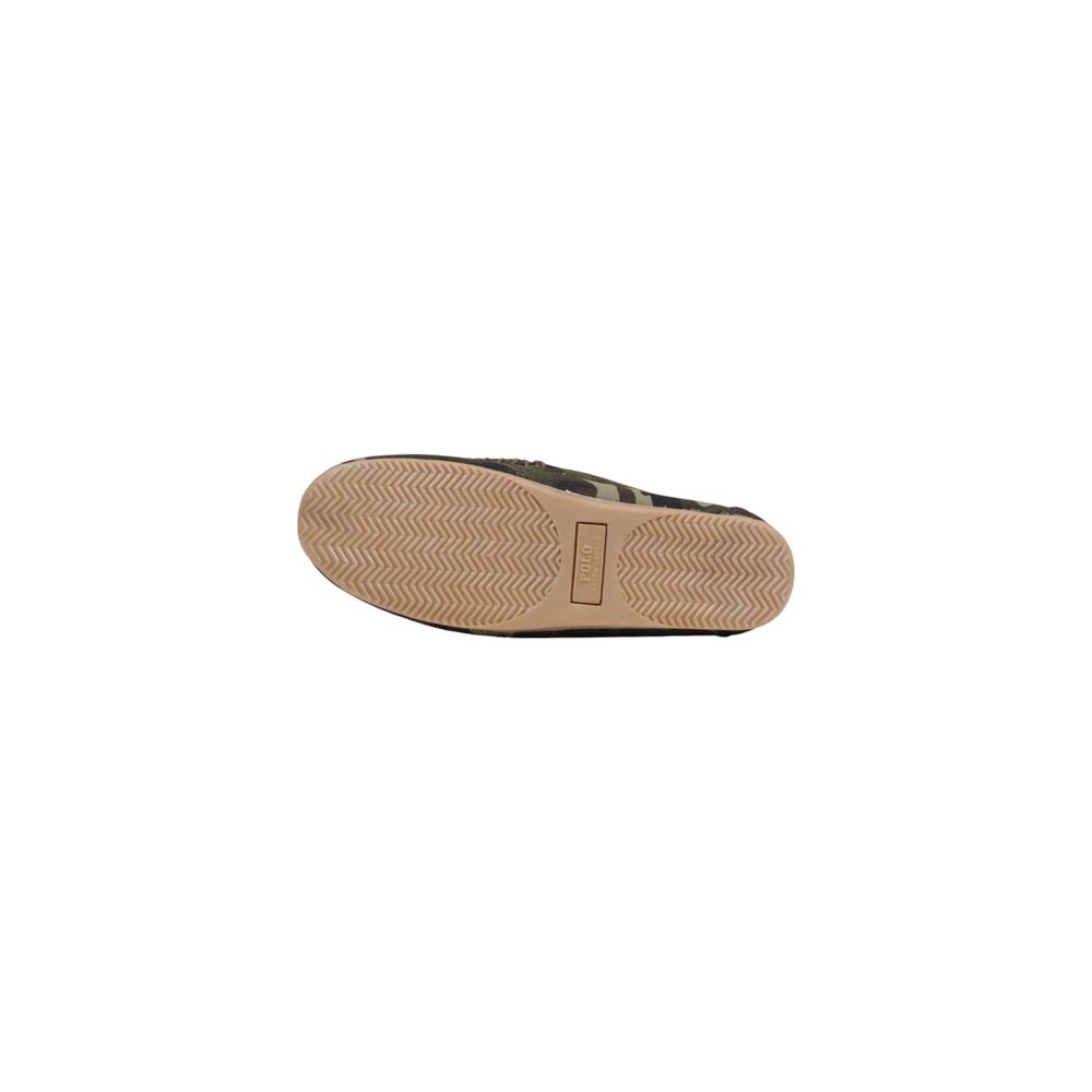 Pantofole Ralph Lauren in tessuto verde