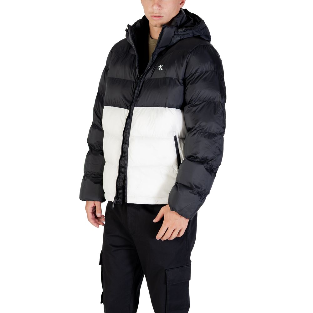 Cappotto Calvin Klein Jeans in poliammide color crema