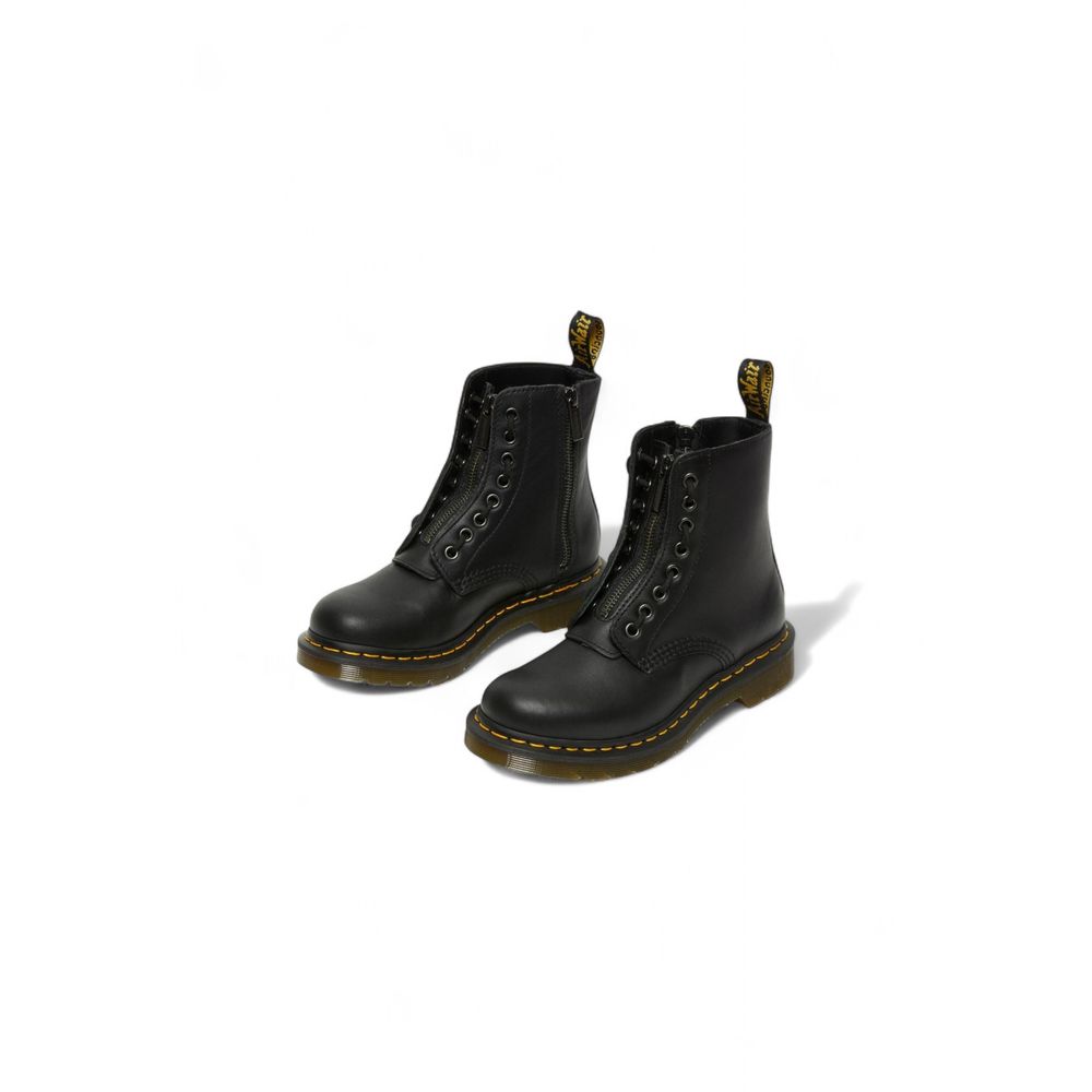 Stivali stringati Dr. Martens in pelle nera