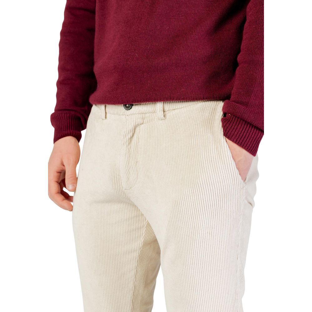 Pantaloni in cotone Borghese Beige