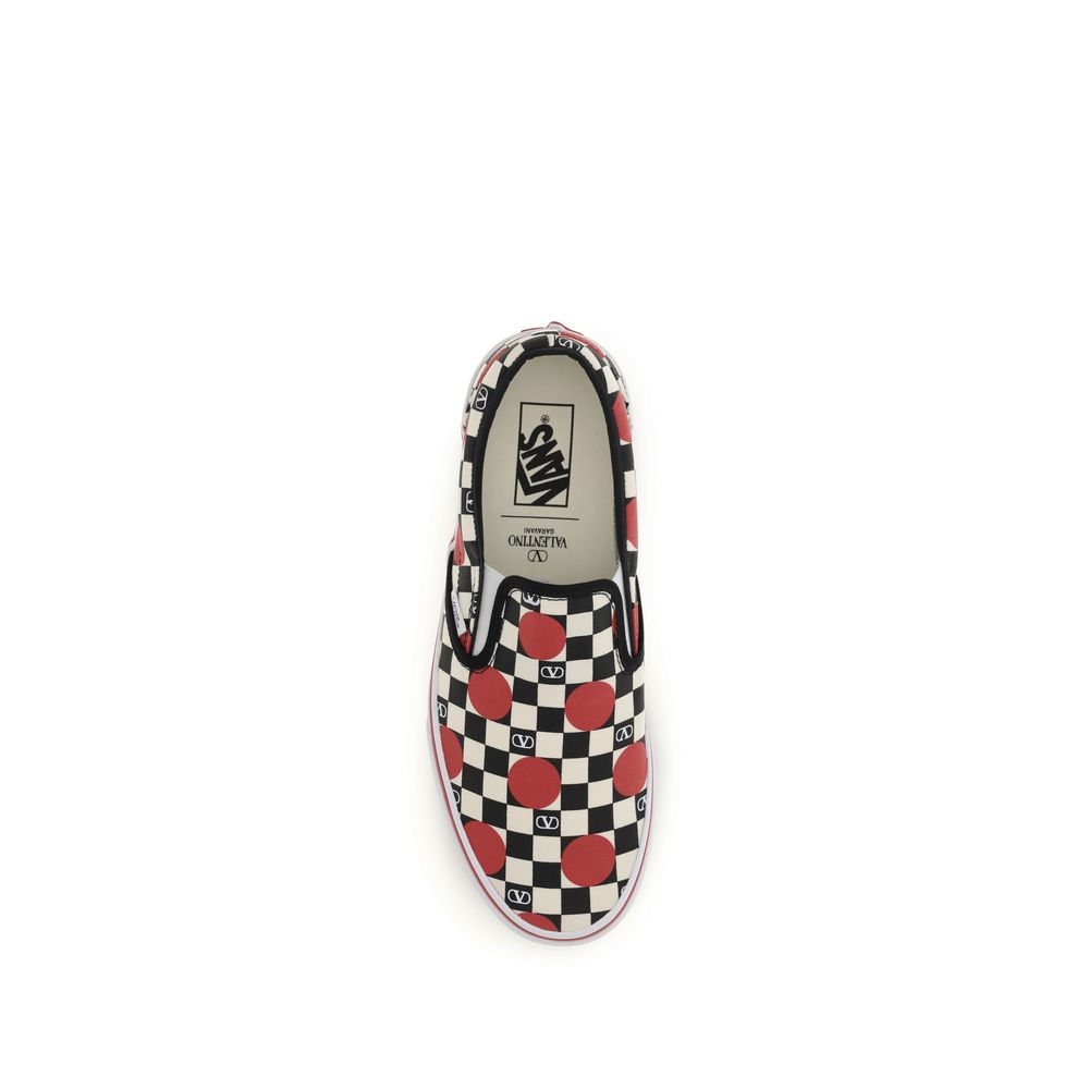 Sneakers basse in cotone multicolore Valentino Garavani