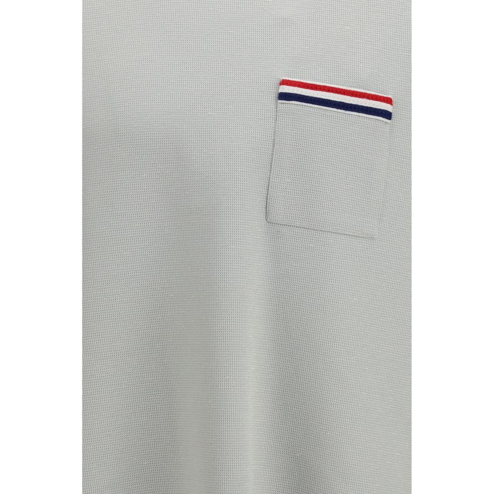 T-shirt in cotone grigio Thom Browne