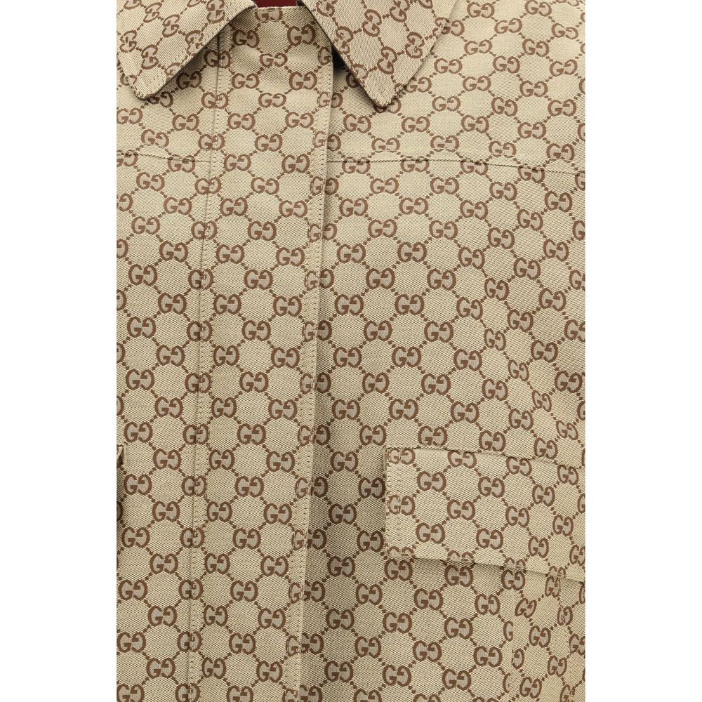 Gucci Beige Cotton Bomber