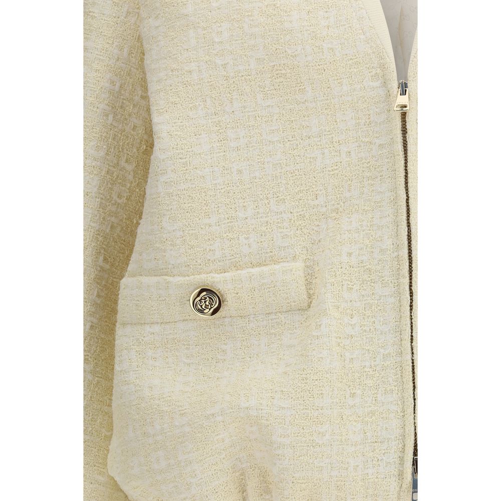 Bomber Gucci in cotone beige