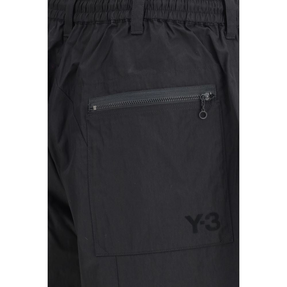 Y-3 Bermuda Neri in Cotone