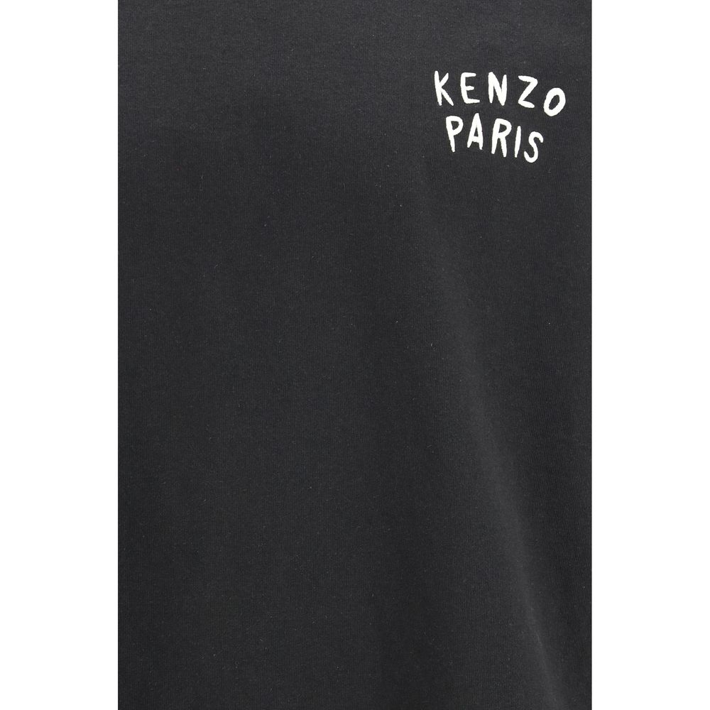 T-shirt Kenzo a maniche lunghe in cotone nero