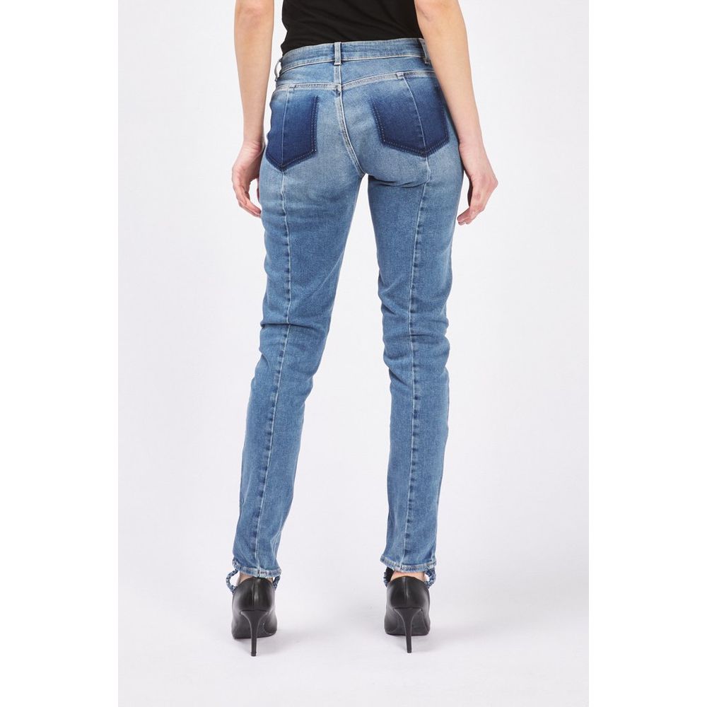Jeans slim fit in cotone blu Gas