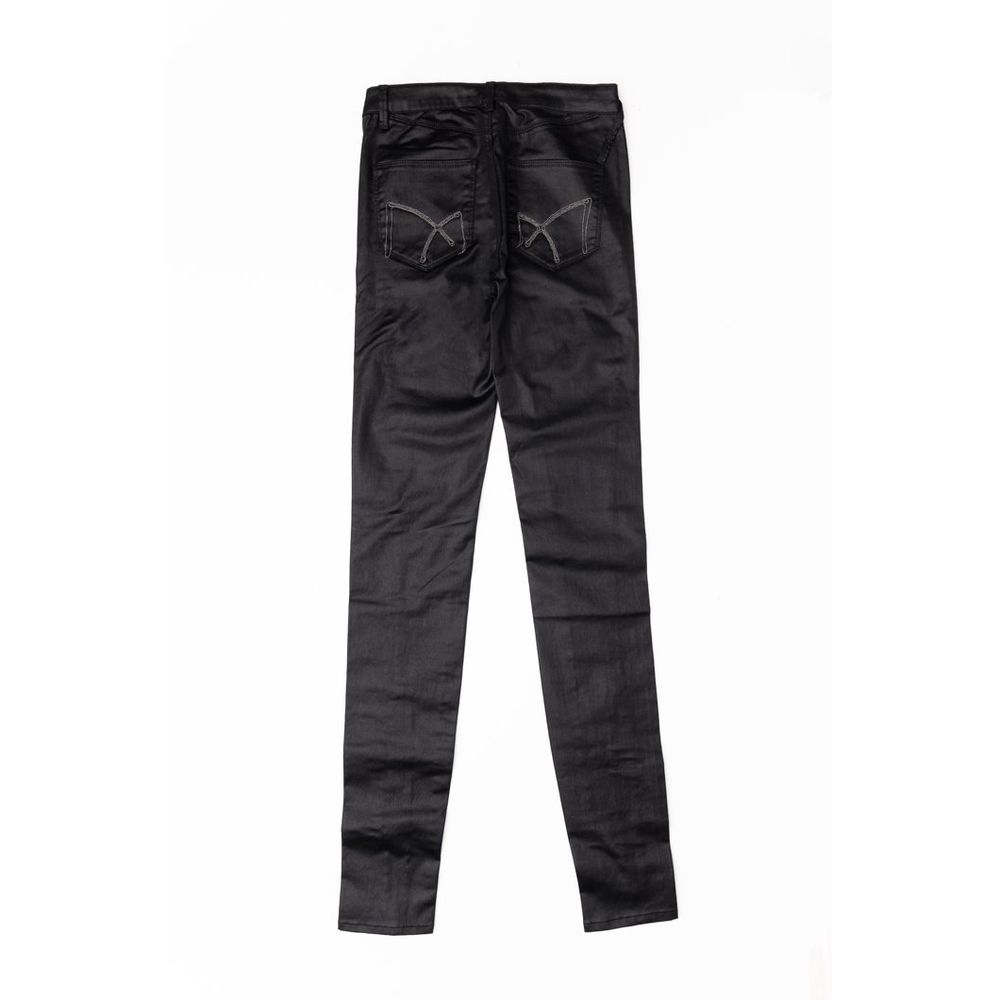 Gas Jeans Skinny in Cotone Nero