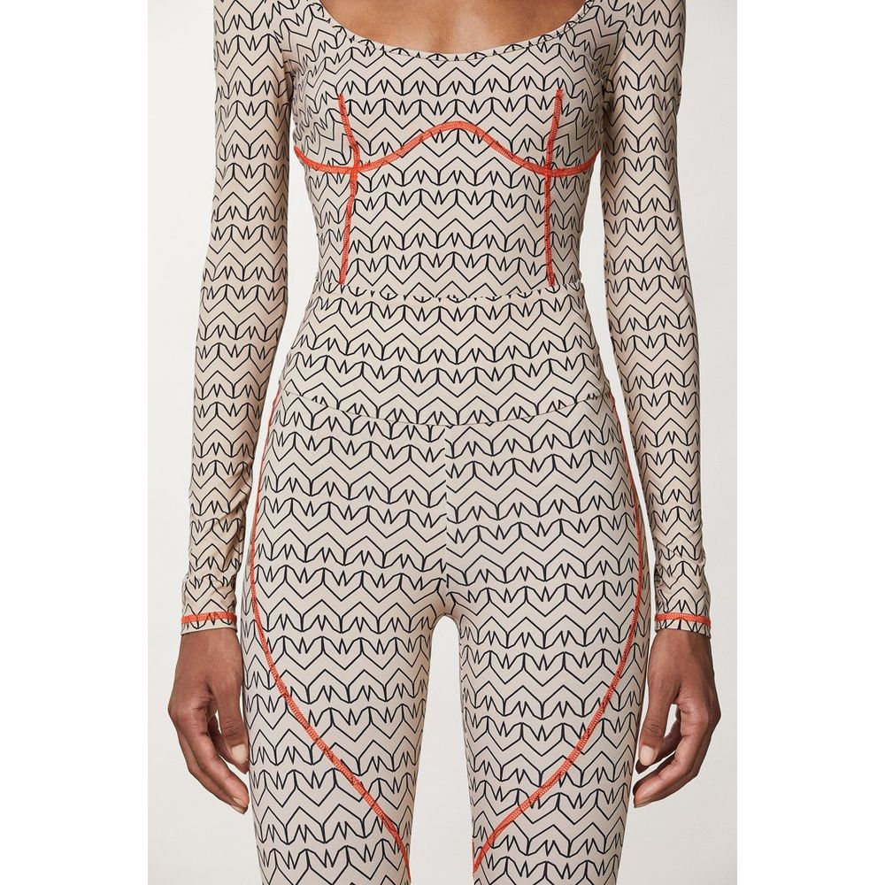Leggings Patrizia Pepe Bicolore in Poliammide