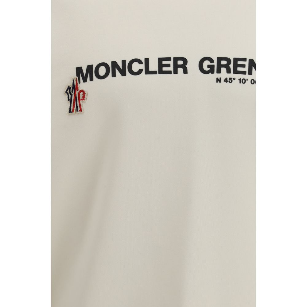 Felpa in cotone beige Moncler Grenoble