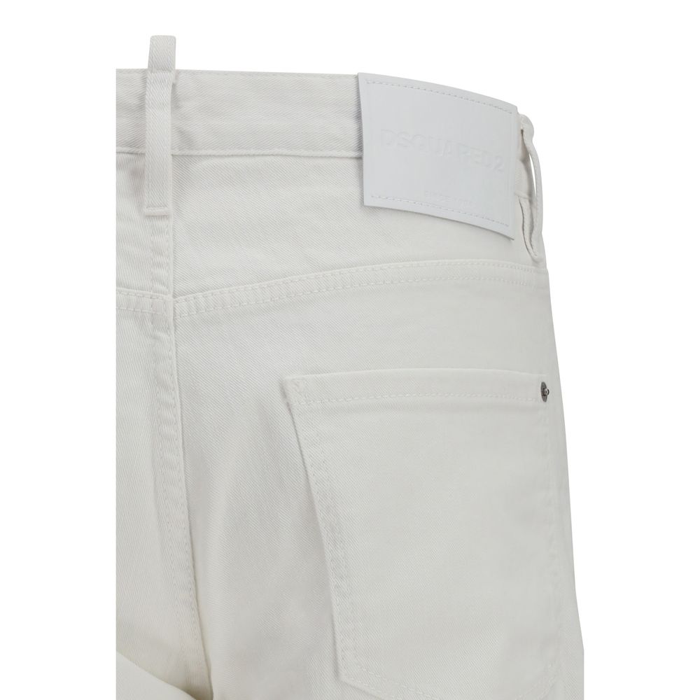 Jeans in cotone bianco Dsquared²