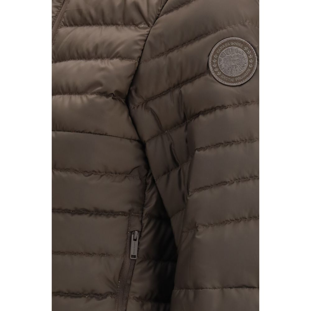 Giacca Lunga Canada Goose Marrone in Poliestere Riciclato