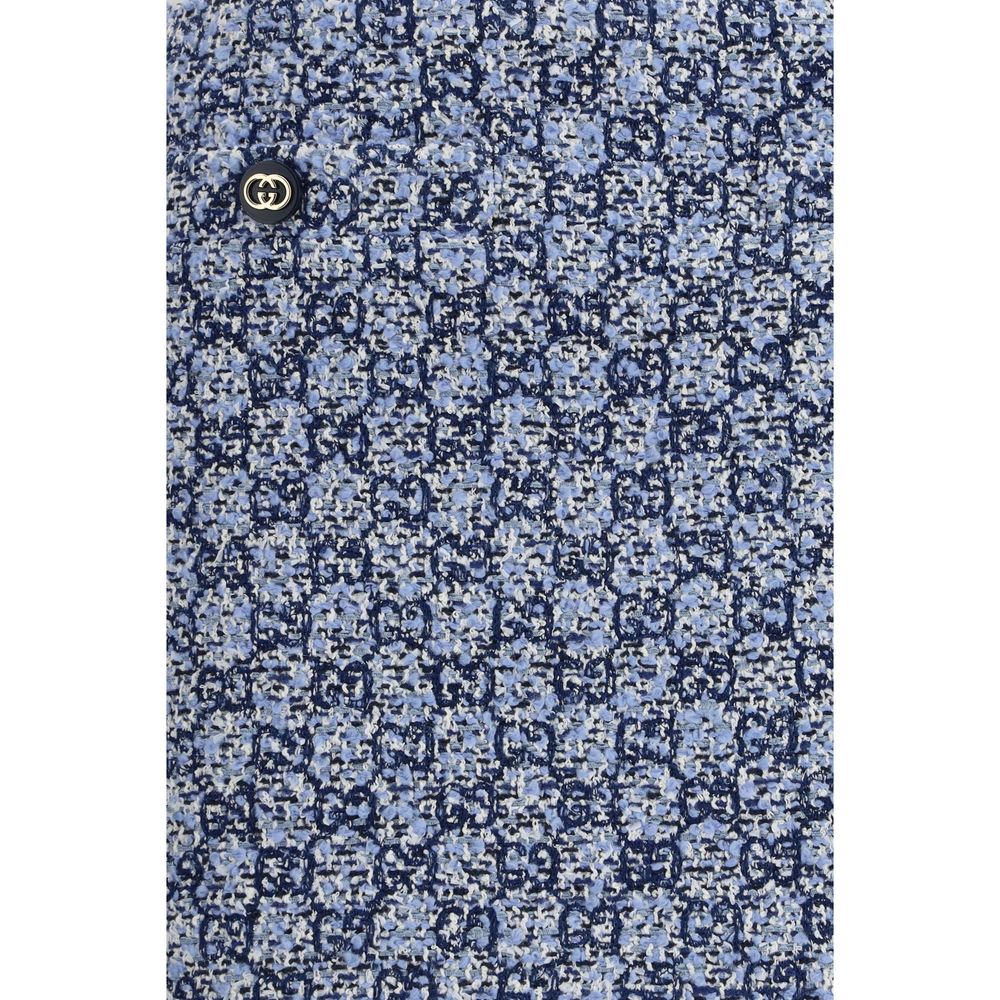 Minigonna Gucci in cotone blu