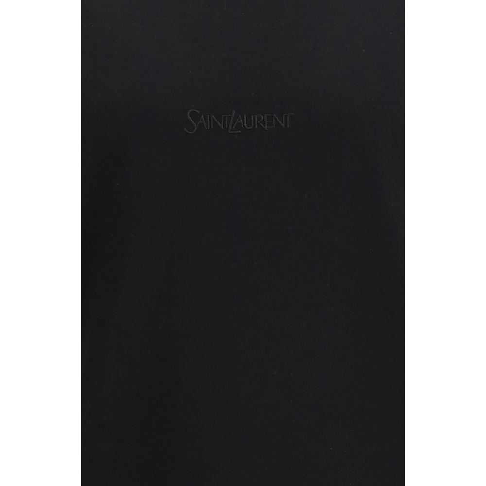 T-Shirt Saint Laurent in Cotone Nero