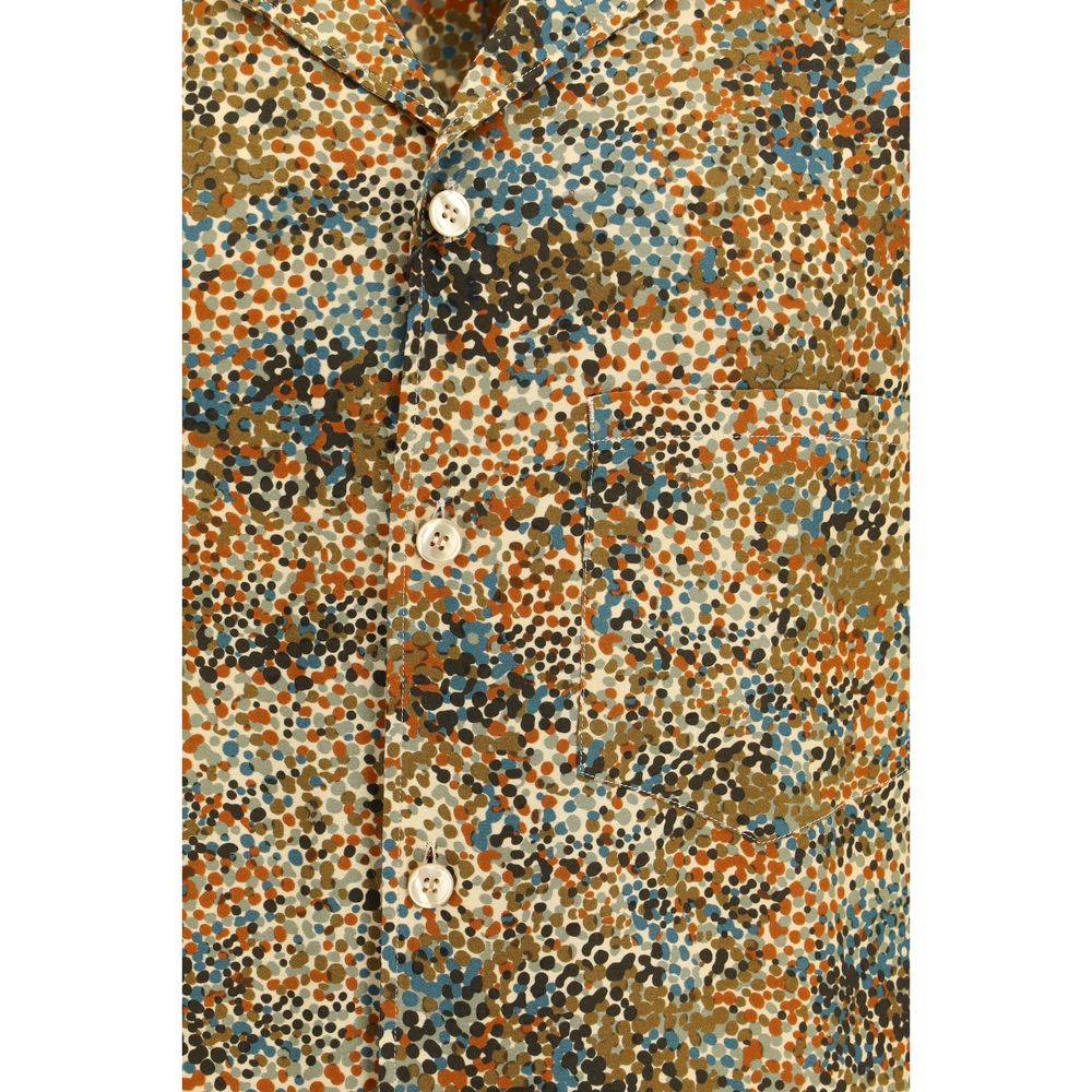 Camicia Fantasia Multicolor in Viscosa Saint Laurent