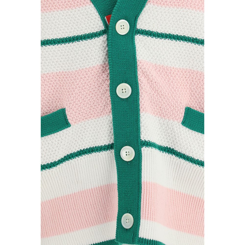Cardigan Thom Browne in cotone multicolore
