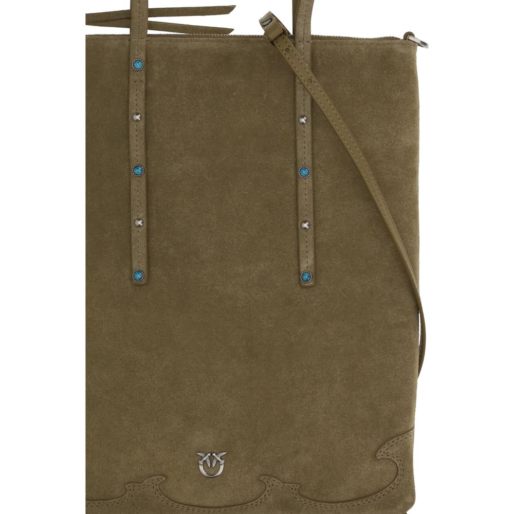 Sac porté épaule PINKO en cuir de veau bicolore