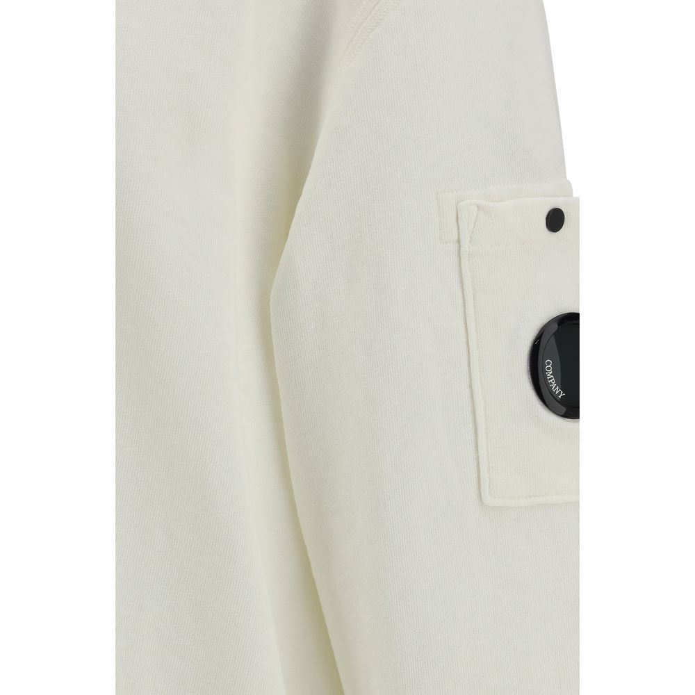 Felpa C.P. Company in cotone bianco