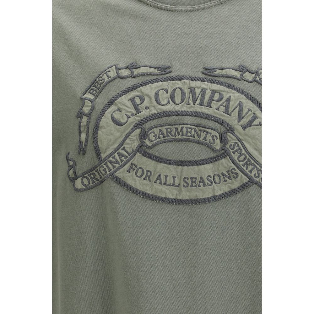 T-shirt bicolor in cotone C.P. Company