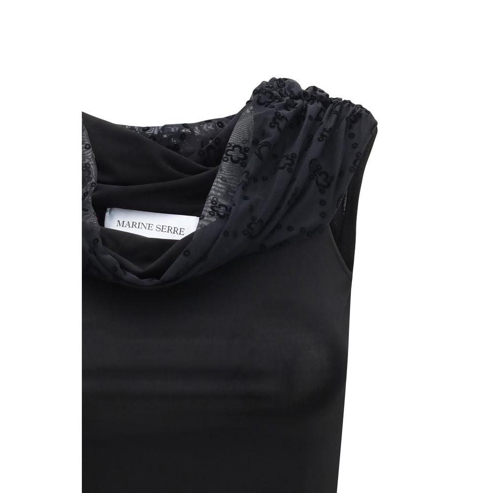 Camicia Marine Serre in Viscosa Nera