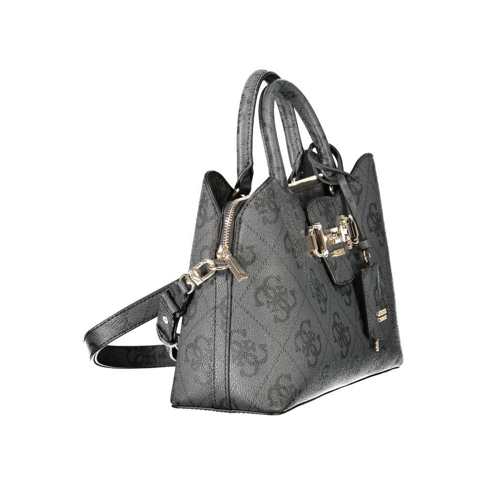 Guess Jeans "Black Polyurethane Women Handbag"