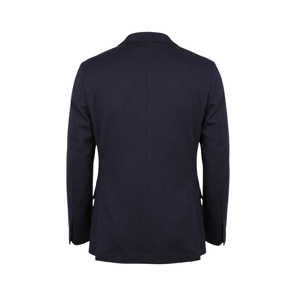 Mulish Blue Cotton Two-Piece Suit