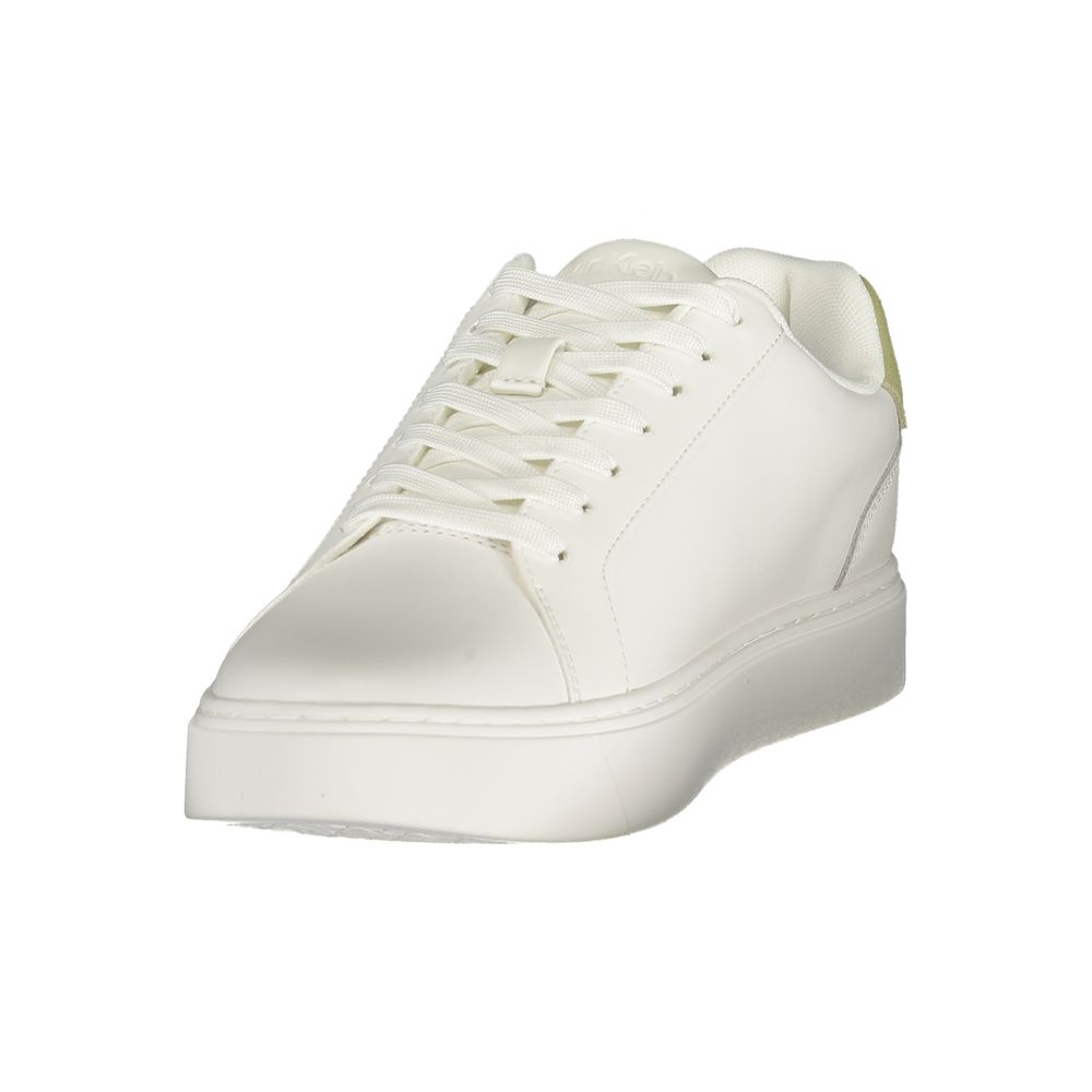 Calvin Klein Bianco Polyurethane Men Sneaker